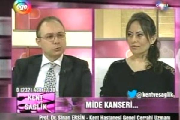 12 Kasım 2012 - Ege TV Kent ve Sağlık Programı Mide Kanseri