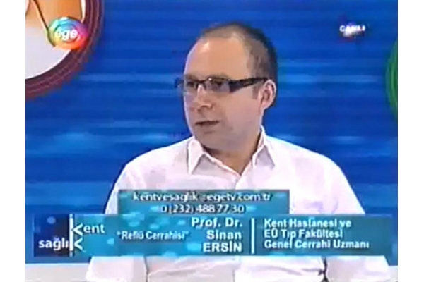 30 Haziran 2009 - Ege TV Kent ve Sağlık Programı Reflü Cerrahisi (Bölüm 2)