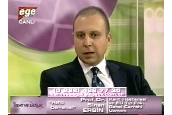 21 Mayıs 2008 - Ege TV Kent ve Sağlık Programı Reflü Cerrahisi Reflü Cerrahisi (Bölüm 2)
