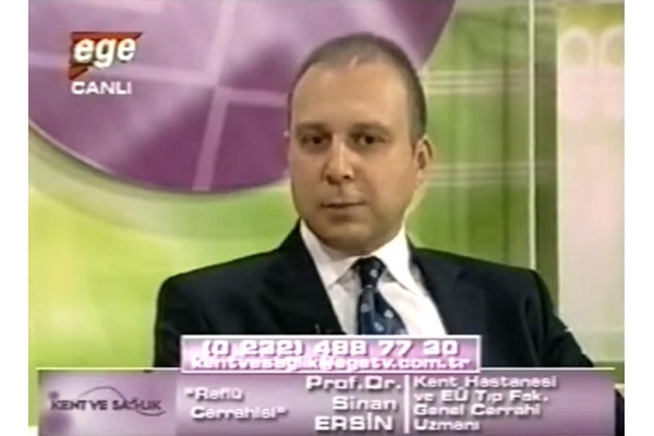 21 Mayıs 2008 - Ege TV Kent ve Sağlık Programı Reflü Cerrahisi Reflü Cerrahisi (Bölüm 3)