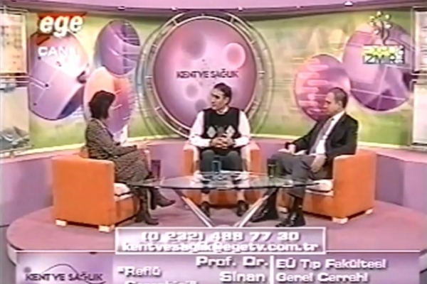 03 Aralık 2007 -Ege TV Kent ve Sağlık Programı Konuk 1: Reflü ameliyatı olan bir hasta (Bölüm 2)